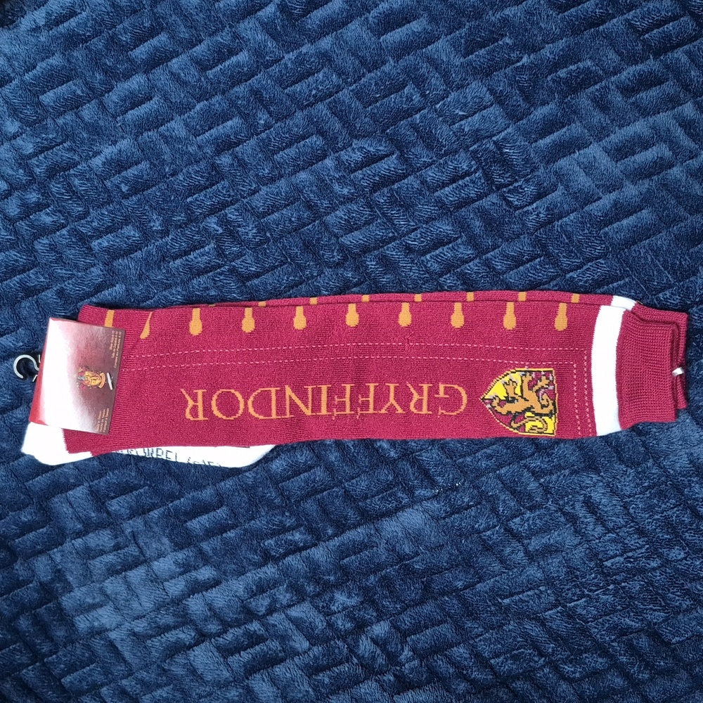 Harry Potter Gryffindor Knee-High Socks, New With Tagd